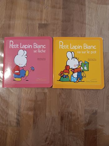 Lot livres Petit lapin blanc