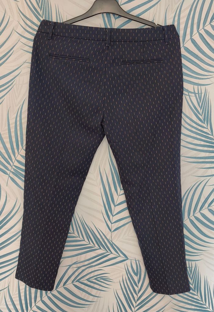 🌺 Pantalon de tailleur imprimé - MKT Studio - T42 🌺 - photo numéro 7
