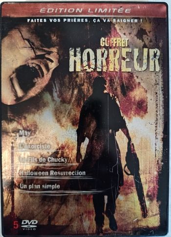 Coffret Horreur: Coffret 5 DVD. (Edition Limitée). Coffret Steelbook