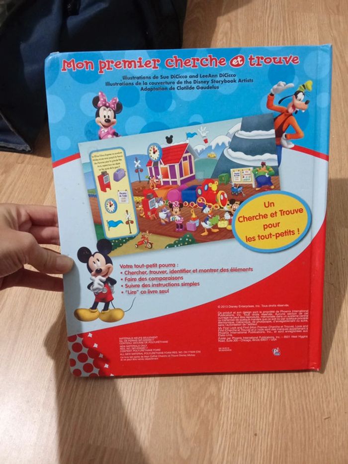 Livre mon premier cherche et trouve Disney junior mickey sur la route - photo numéro 4