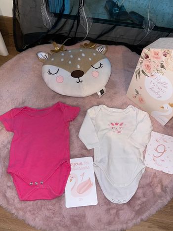 Lot de 2 body MC et ML 9-12mois