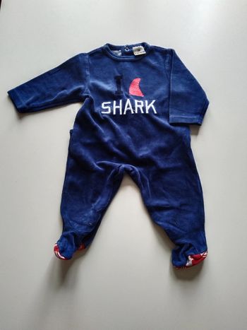 pyjama velours IKKS garcon 3 mois