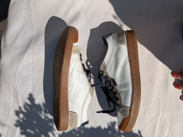 Baskets basses cuir  kickers 42 - photo numéro 9