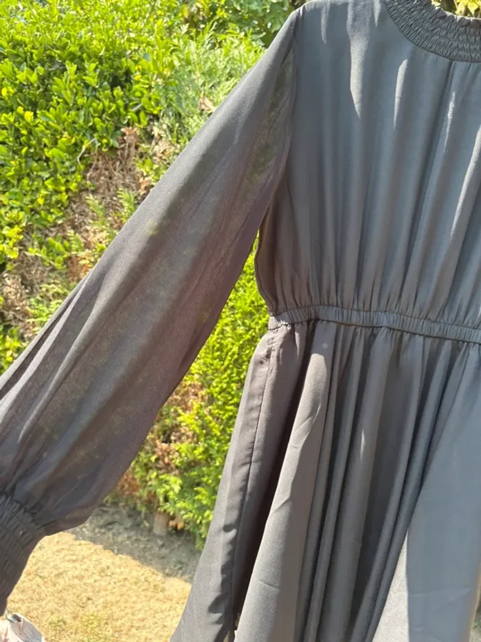 Robe noire longue manches transparentes – Marque Shein - photo numéro 3