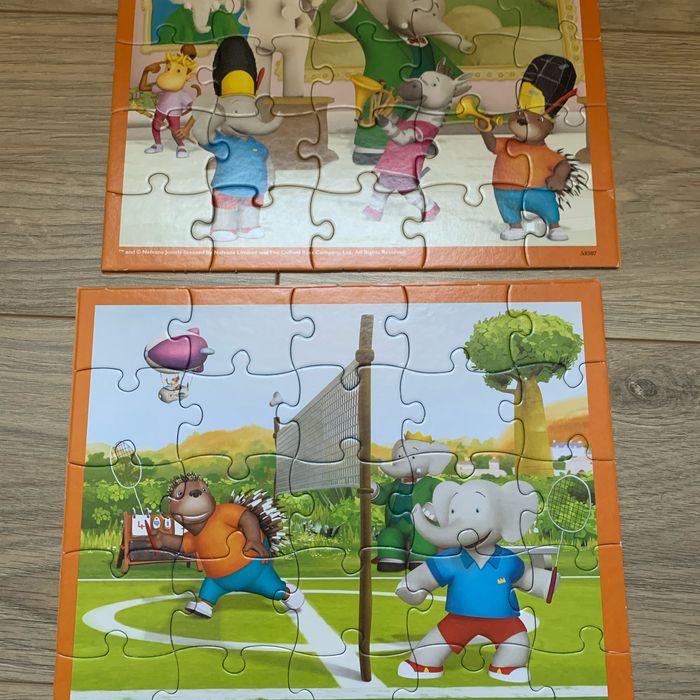Puzzle enfant hasbro babar - photo numéro 2