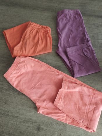 Lot de 3 leggings courts 12 ans fille 