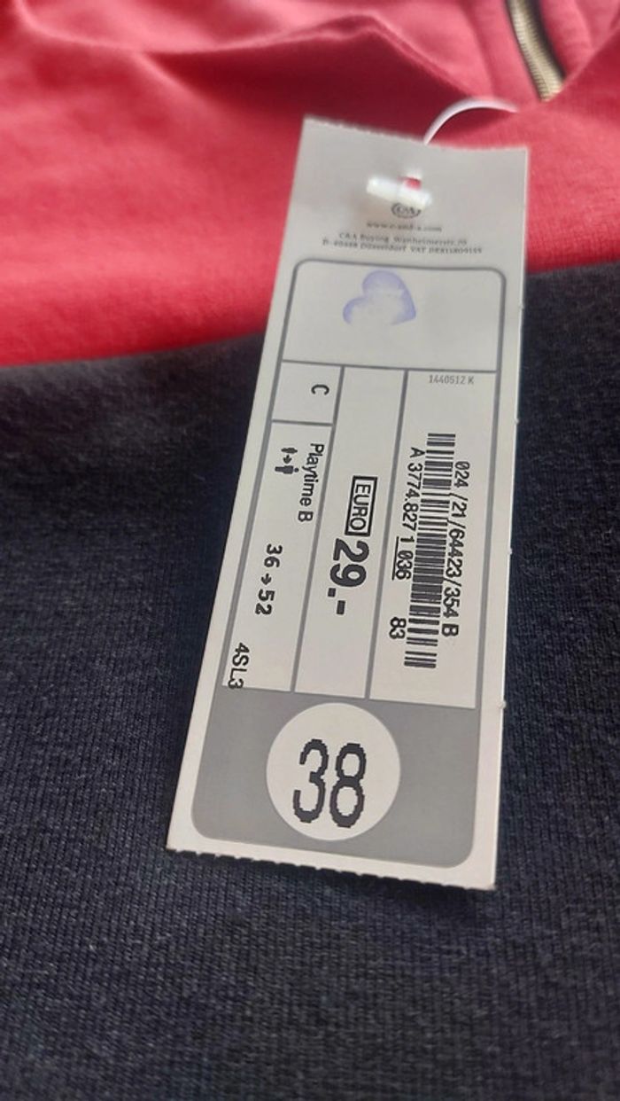 Robe Yessica rouge et noire t 38 neuve - photo numéro 6