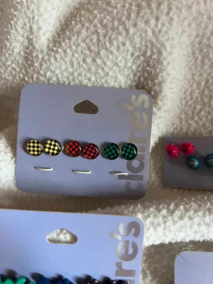 Lot de 67 paires boucles d’oreilles punk voyage noeud rock mignonne - photo numéro 8