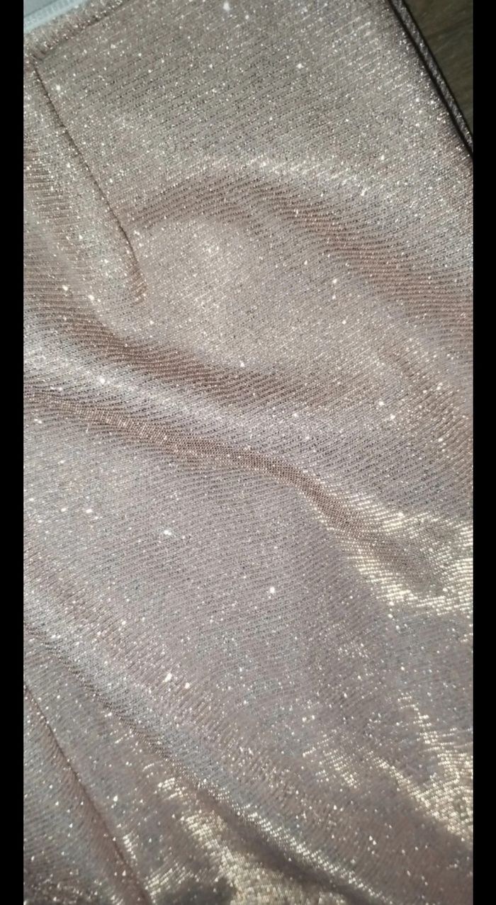 Robe vieux rose pailletée - photo numéro 4