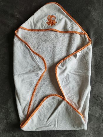 Cape de bain bébé mixte pieuvre