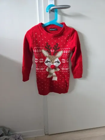 Robe pull de Noël taille 4ans inextenso