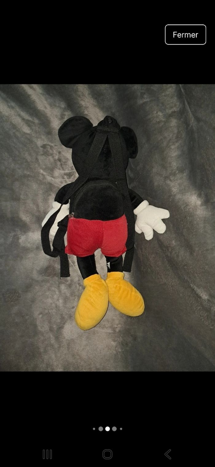 Lot coussin et sac à dos mickey - photo numéro 6