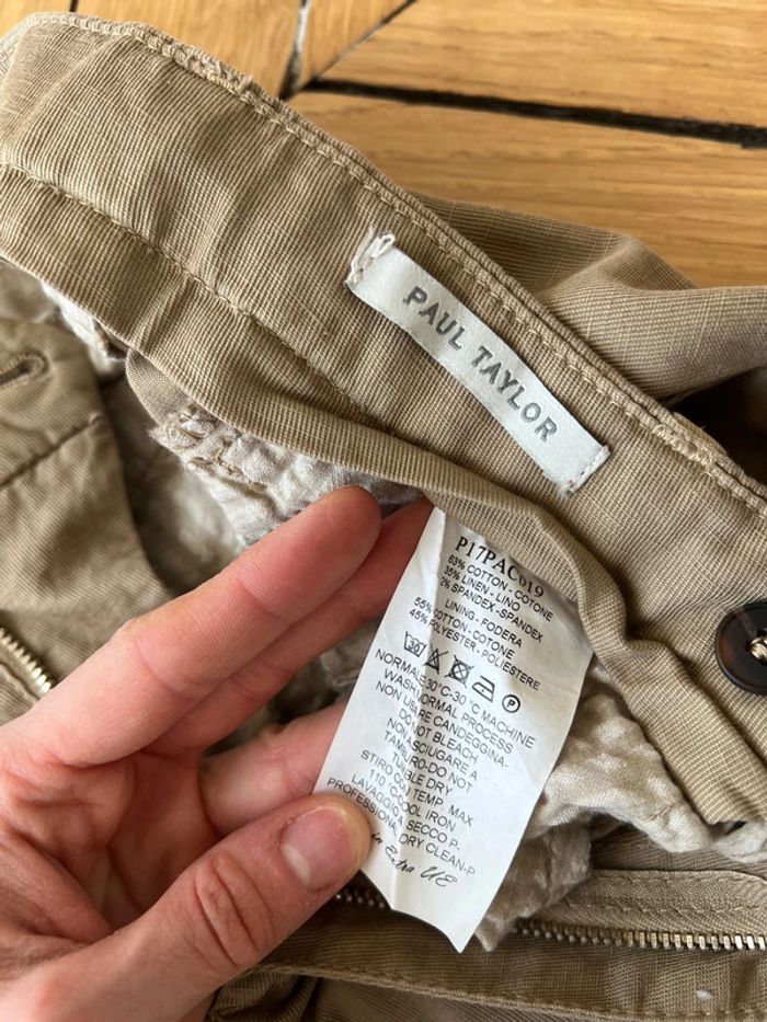 Pantalon beige Paul Taylor - photo numéro 4