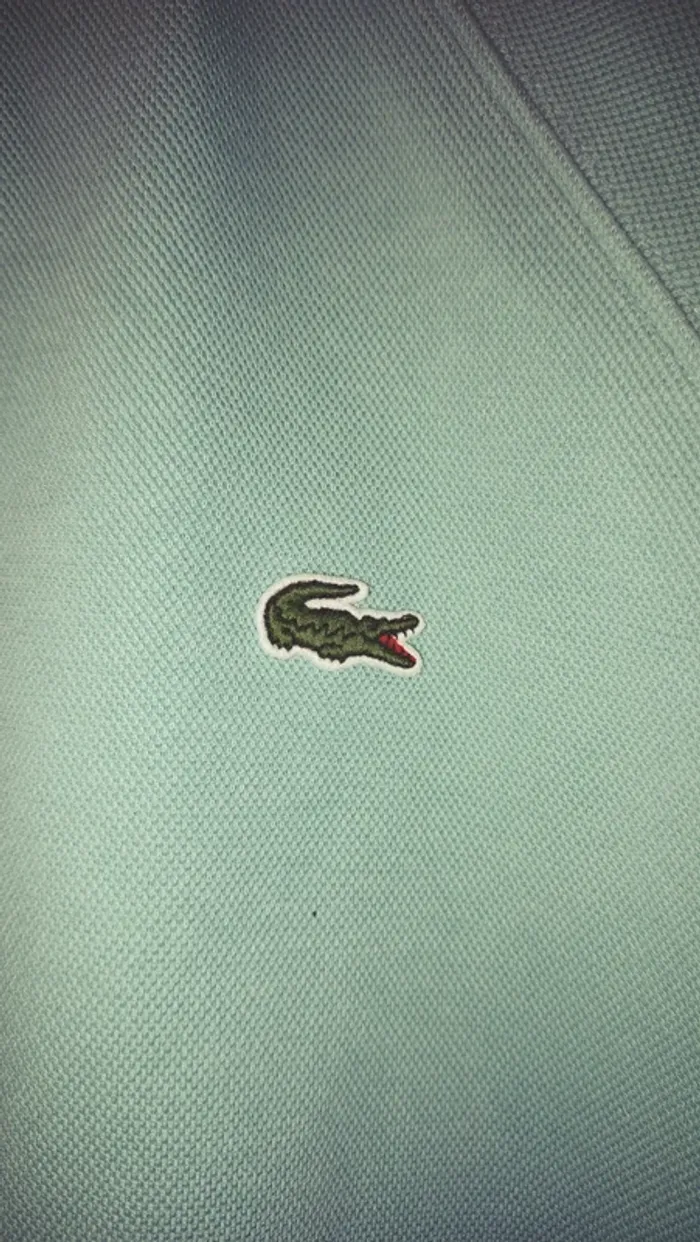 Sweat vert Lacoste taille 40 - photo numéro 3