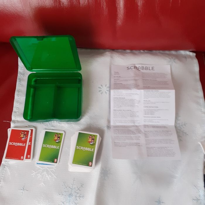 Lot jeux: Scrabble format voyage+Jeu 7 familles Mammifères - photo numéro 3