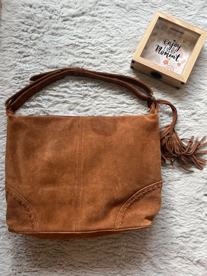 Sac marron effet velours S. Oliver – Grand format – Petit prix - photo numéro 8