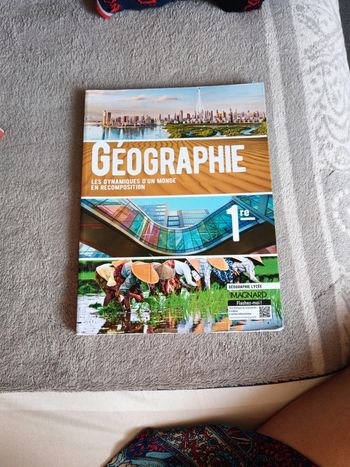 Livre scolaire Géographie