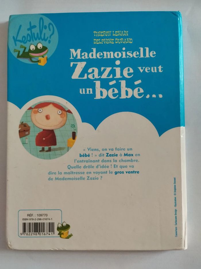 📖 2 livres : Mademoiselle Zazie - Lenain Thierry 📖 - photo numéro 6