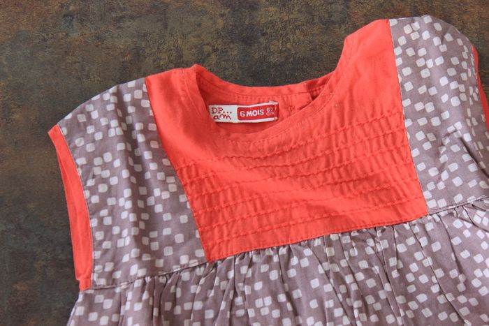 Lot 6 mois été de 3 ensembles robes + bloomers + gilet - photo numéro 4