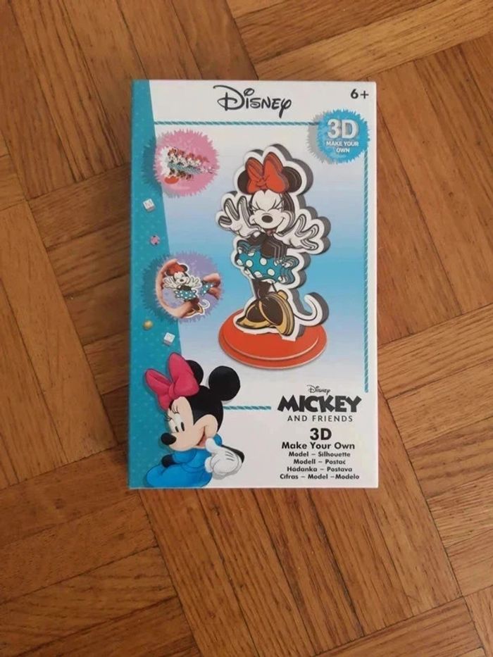 Figurine Minnie 3D a construire