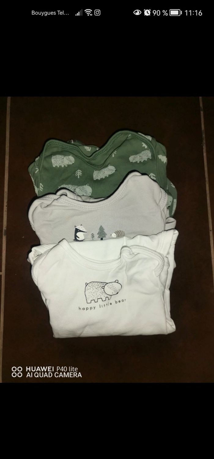 3 bodies manches longues