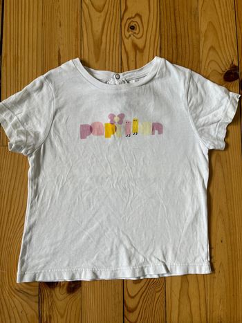 Tee-shirt blanc Jacadi 4 ans