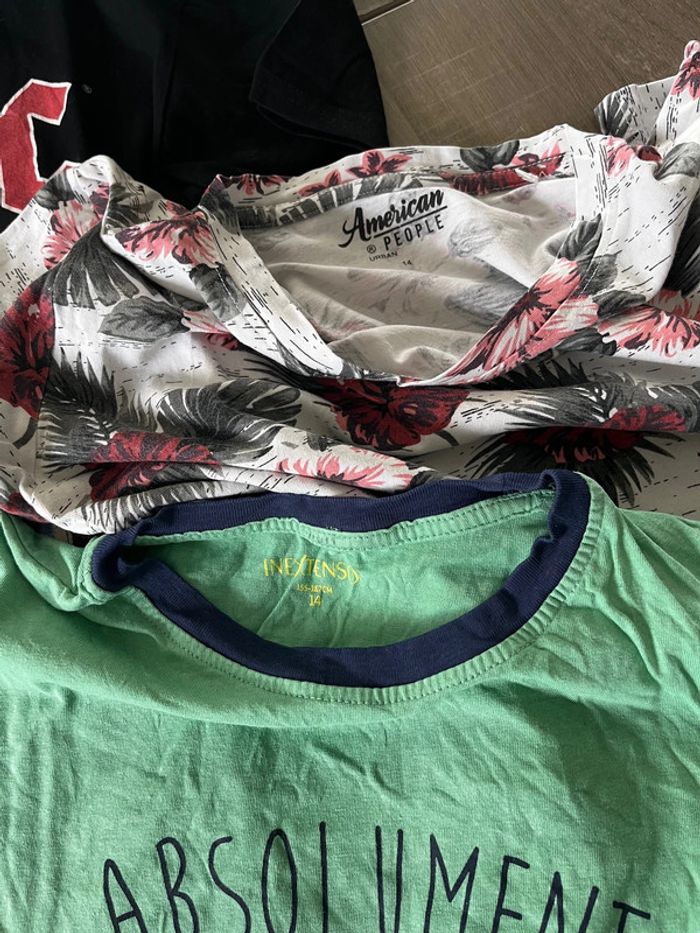 Lot 3 tee shirts 14 ans - photo numéro 2
