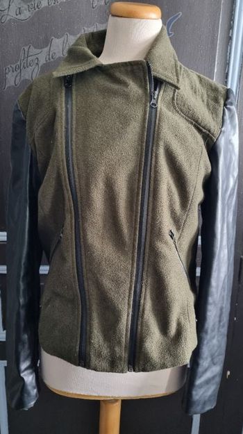 Veste bi-matiere taille XL Piazza Italia