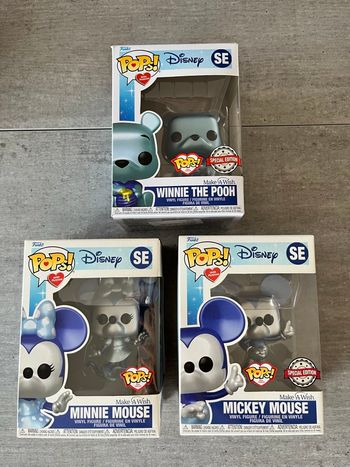 Lot 3 figurines Funko pop édition SE Disney
