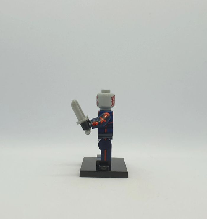 🌌 Figurine Marvel Les Gardiens de la Galaxie - Drax - (Style Lego) 🌌 - photo numéro 2