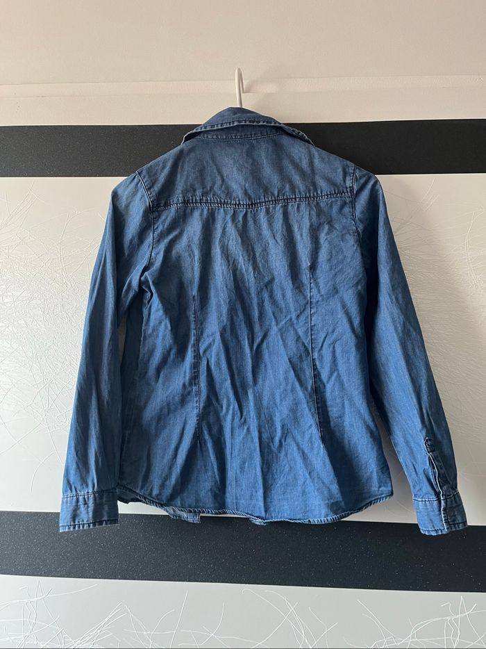 Chemise en jean 11-12 ans - photo numéro 2