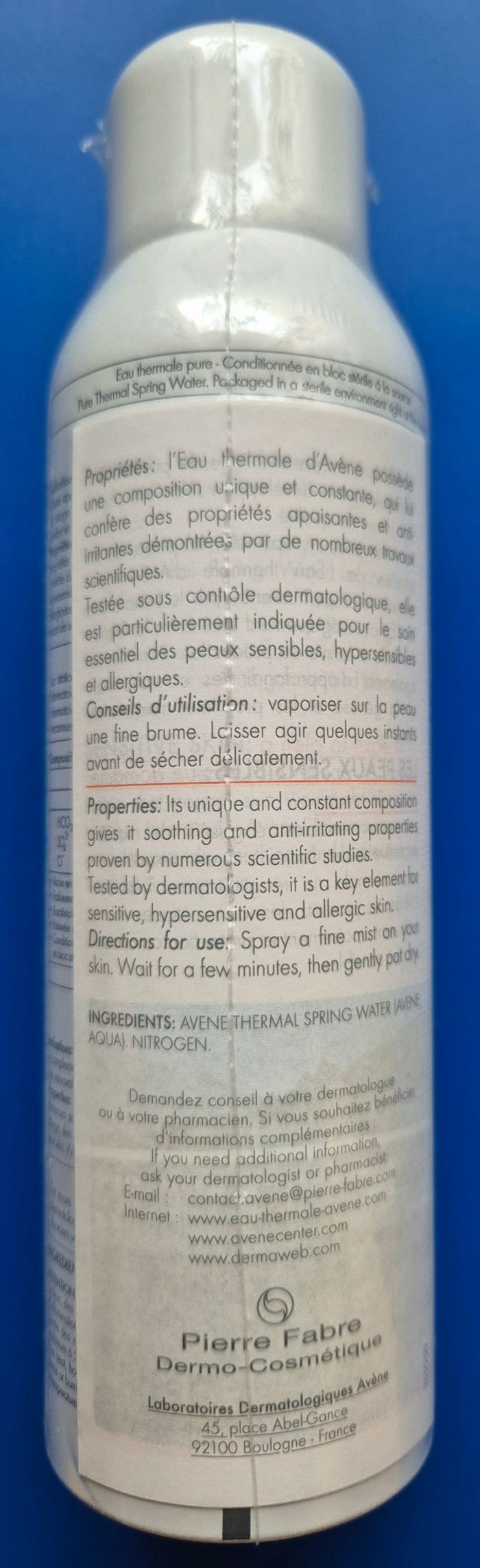 Spray eau thermale avène - photo numéro 2
