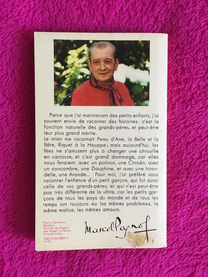 La gloire de mon père - Marcel Pagnol - Presses Pocket - photo numéro 2