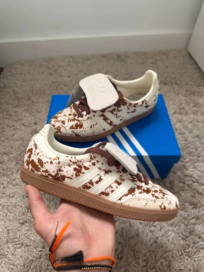 Adidas Samba Og LT cow print Brown White vache marron blanc - photo numéro 3