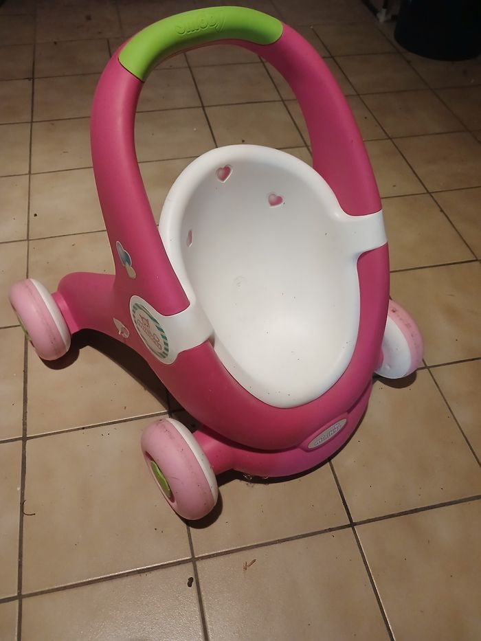 Trotteur poussette smoby