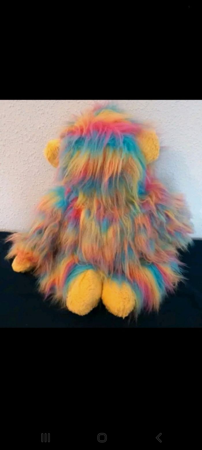 Peluche singe Ajena vintage 68cm multicolore - photo numéro 4