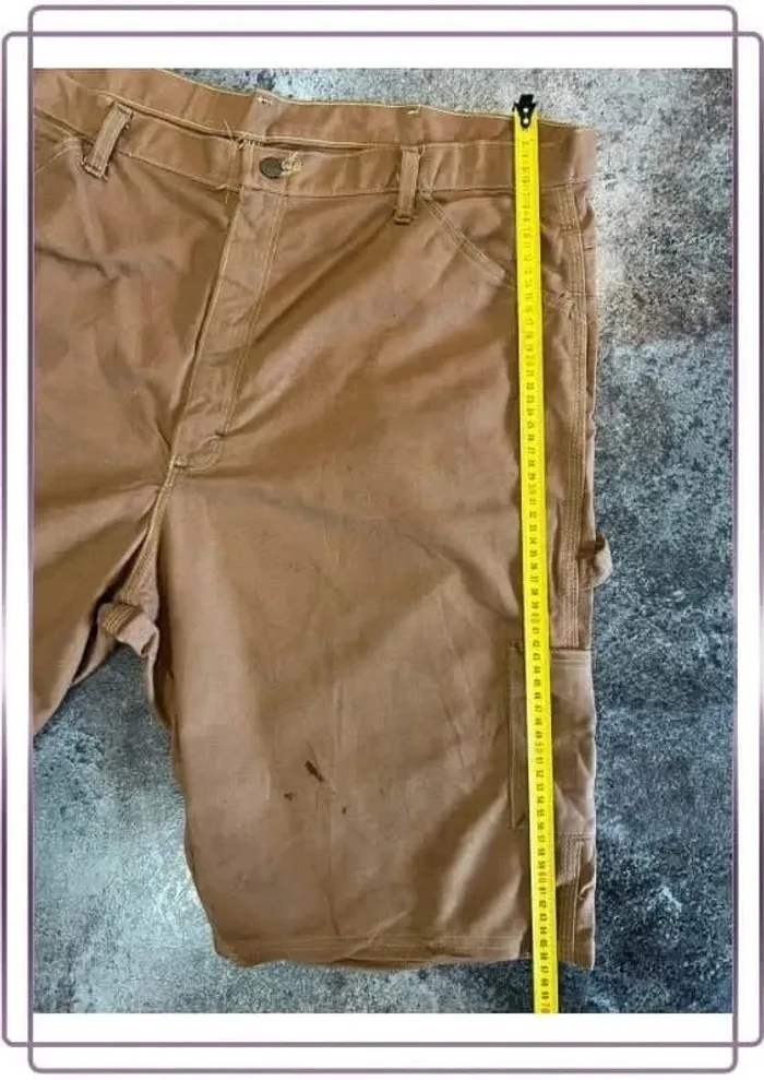 Short workwear marron homme Bulwark 42x37 Pantaloncini carpentiere uomo Zimmermannsshorts Herren - photo numéro 6