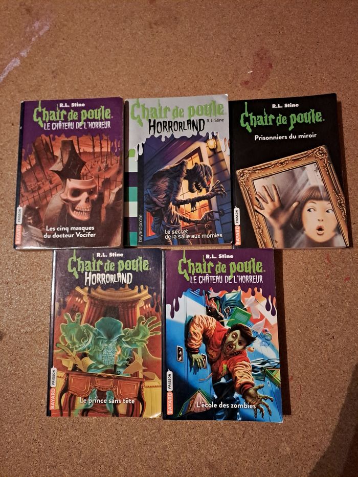 Lot livres Chair de poule