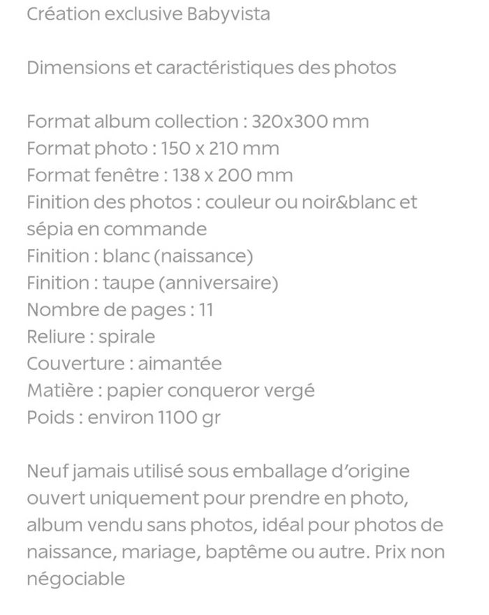 Album photo aimanté babyvista neuf - photo numéro 10