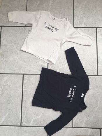 Vend lot t shirt 6 mois