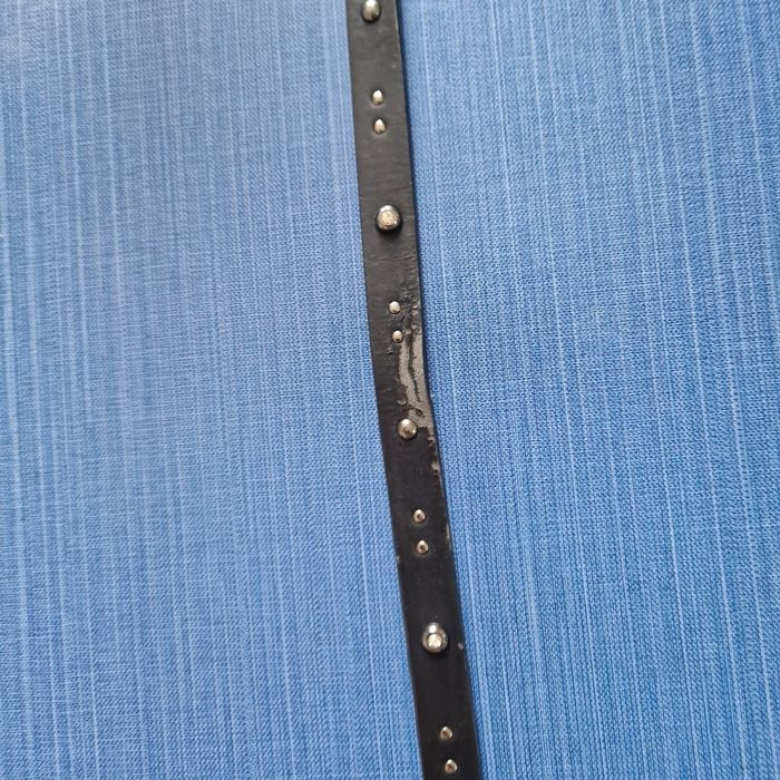 Ceinture 100cm noir a strass - photo numéro 3