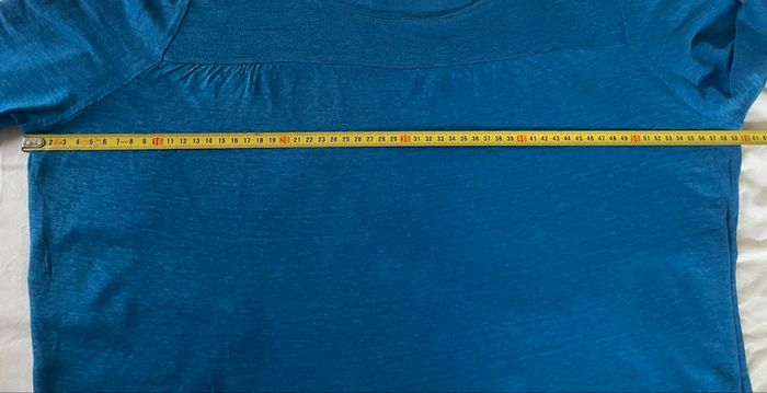 Haut bleu »Jodhpur »manches 3/4 - photo numéro 4