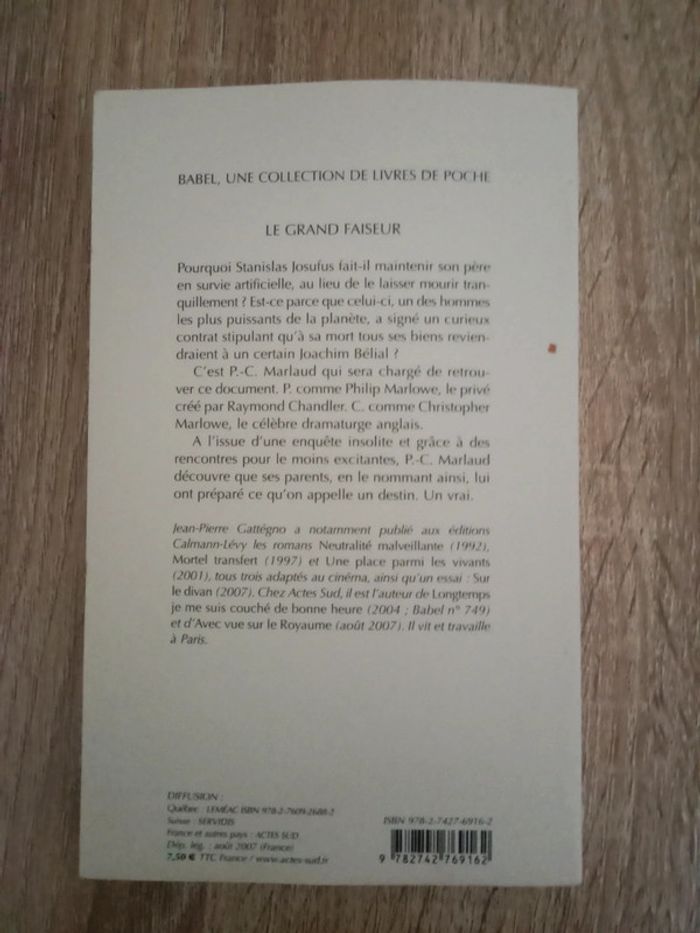 Jean-Pierre Grattégno - Le grand faiseur - photo numéro 2