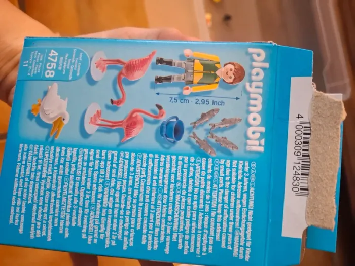 Playmobil 4758 Gardien de zoo avec flamants roses et pélican - photo numéro 4