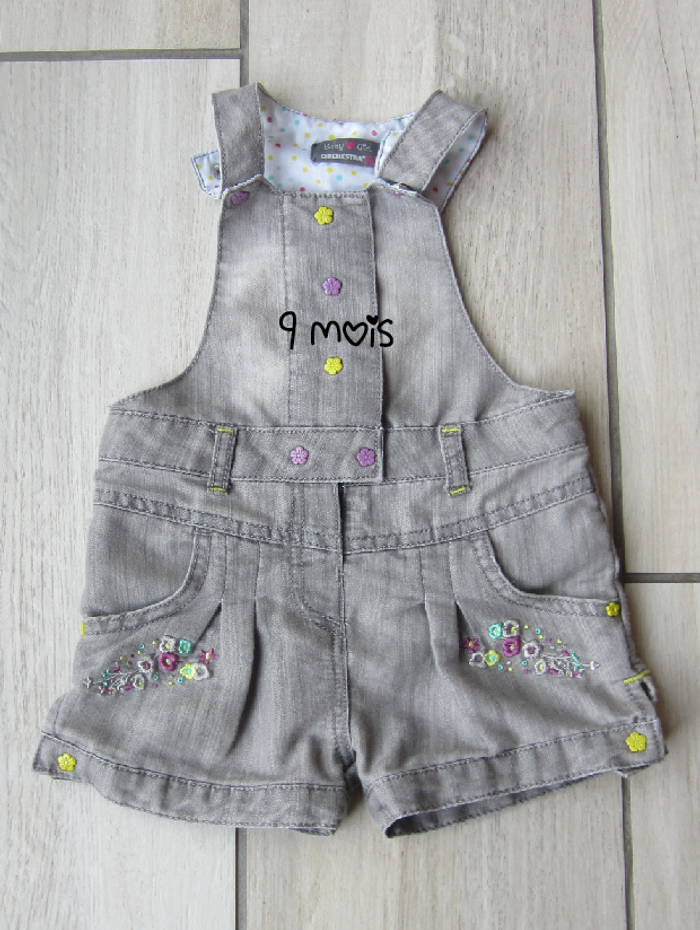Short/salopette 9 mois
