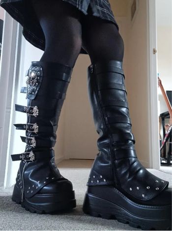 Bottes gothiques skull