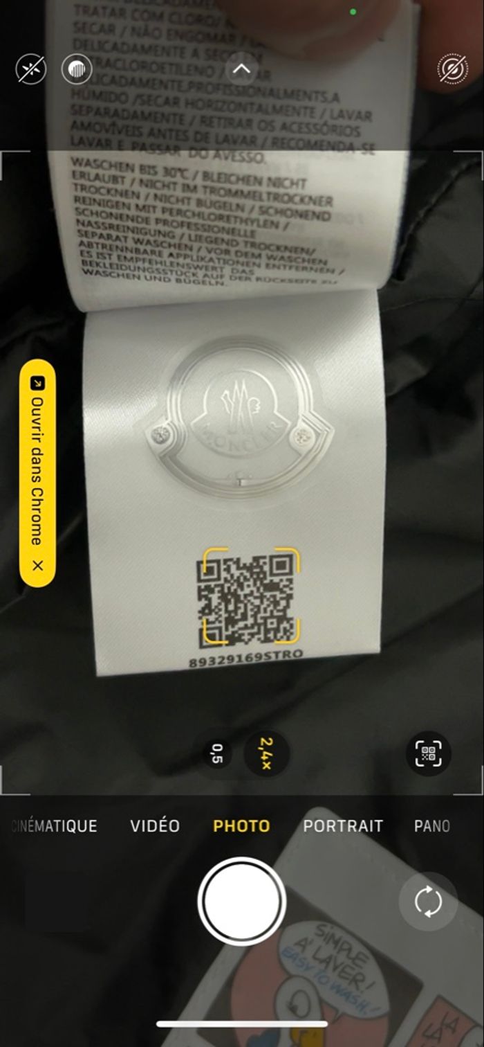 Doudoune moncler Argenté - photo numéro 4