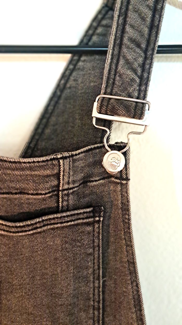 Salopette en jean gris – Cheap Monday – Taille M - photo numéro 2