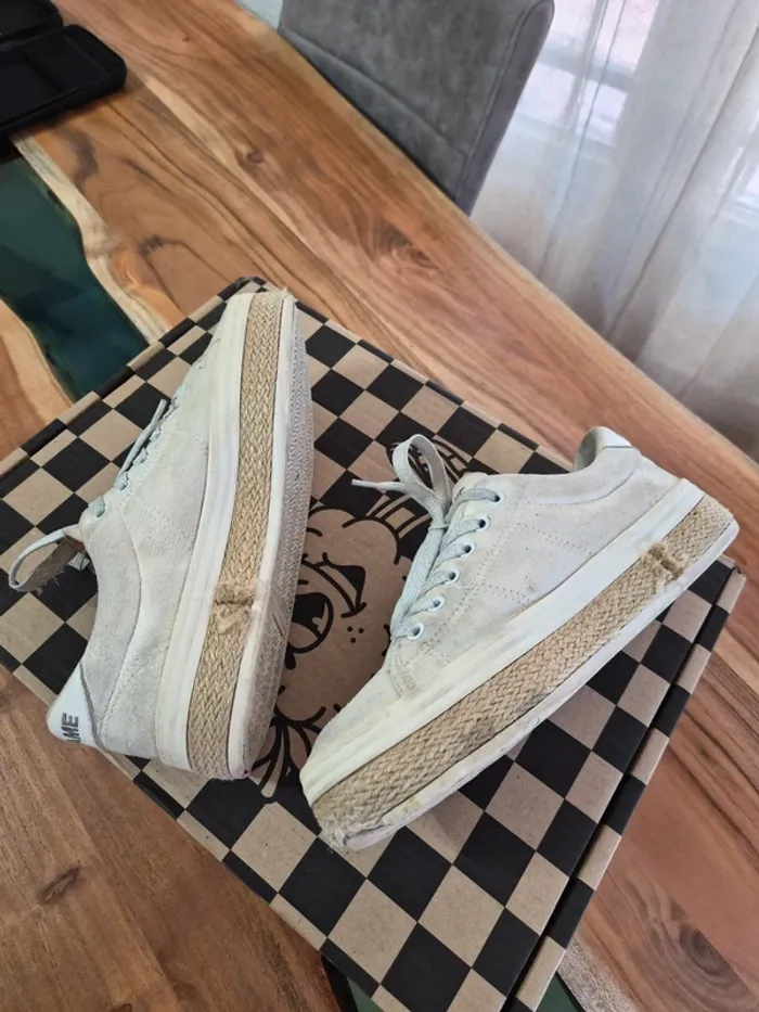 Baskets Nø Name Plateforme Femme – Taille 38 – Couleur Beige - photo numéro 7