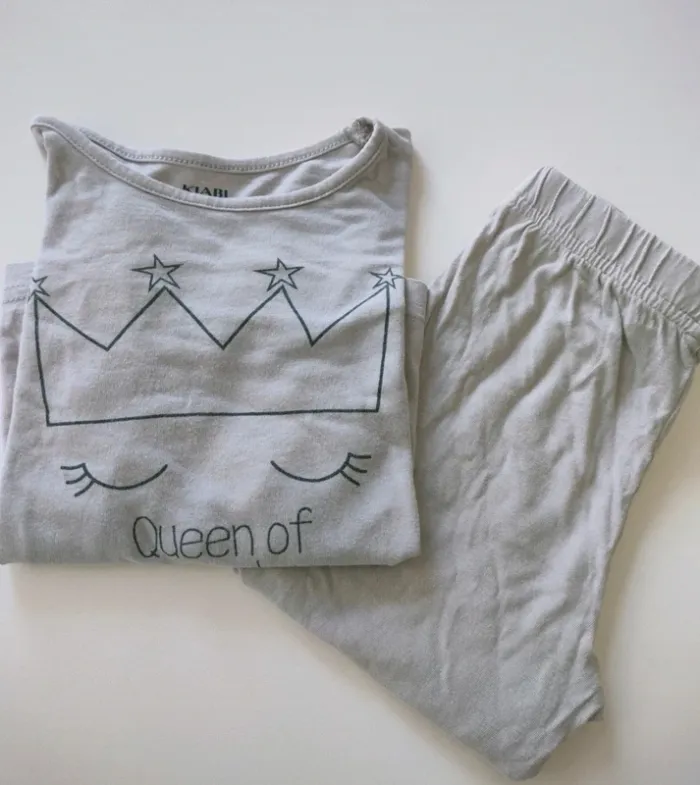 (e) pyjama gris Kiabi 2ans